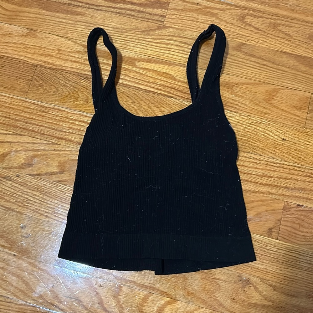 Tight crop tank top